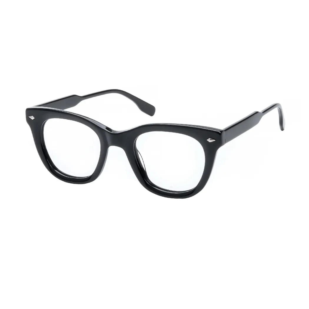 Square Black Eyeglasses