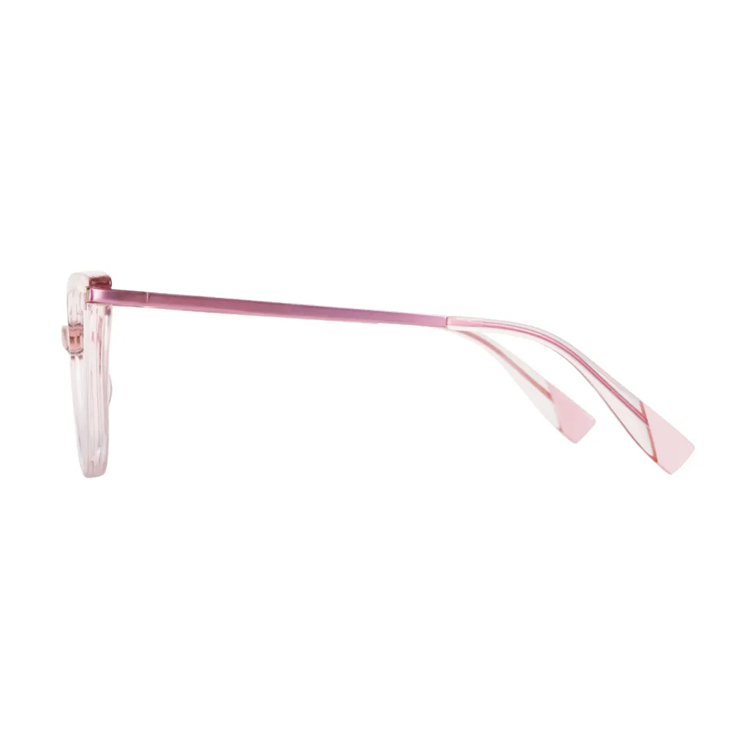 Cat-eye Transparent Red Eyeglasses