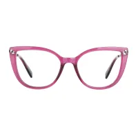 Cat-eye Pink Eyeglasses