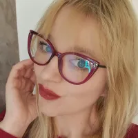 Cat-eye Pink Eyeglasses