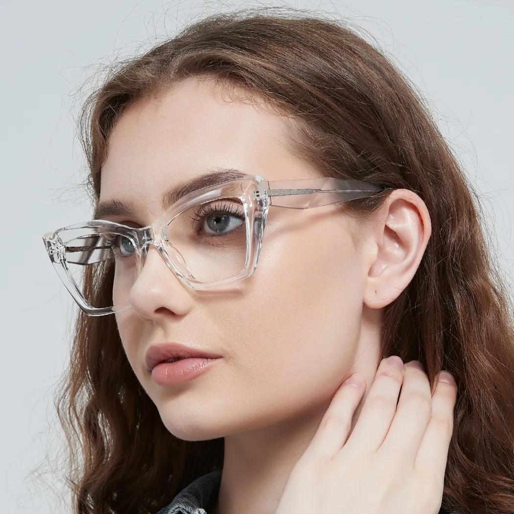 Cat-eye Clear Eyeglasses
