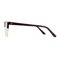 Rectangle Brown/Gold Eyeglasses