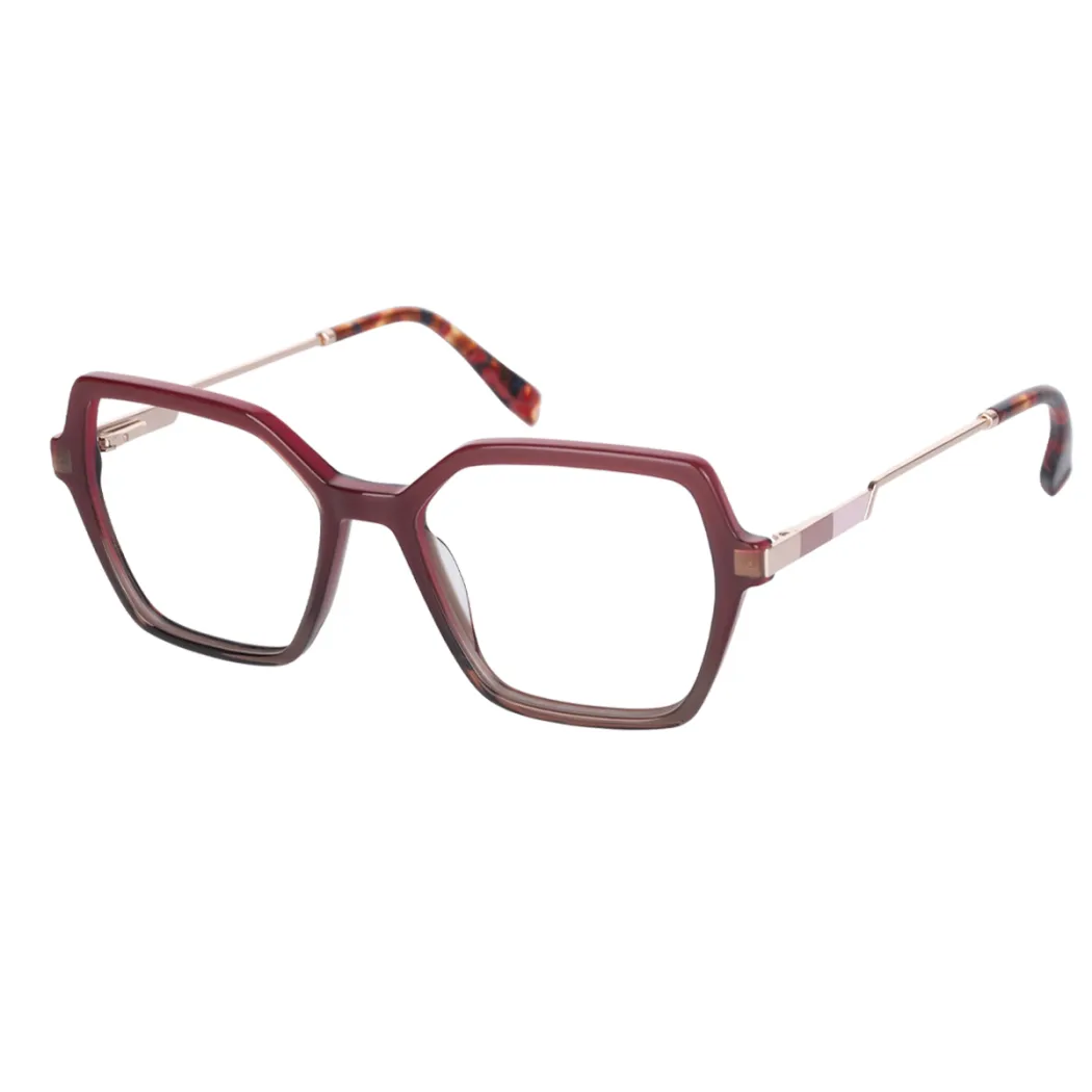 Square Red Eyeglasses