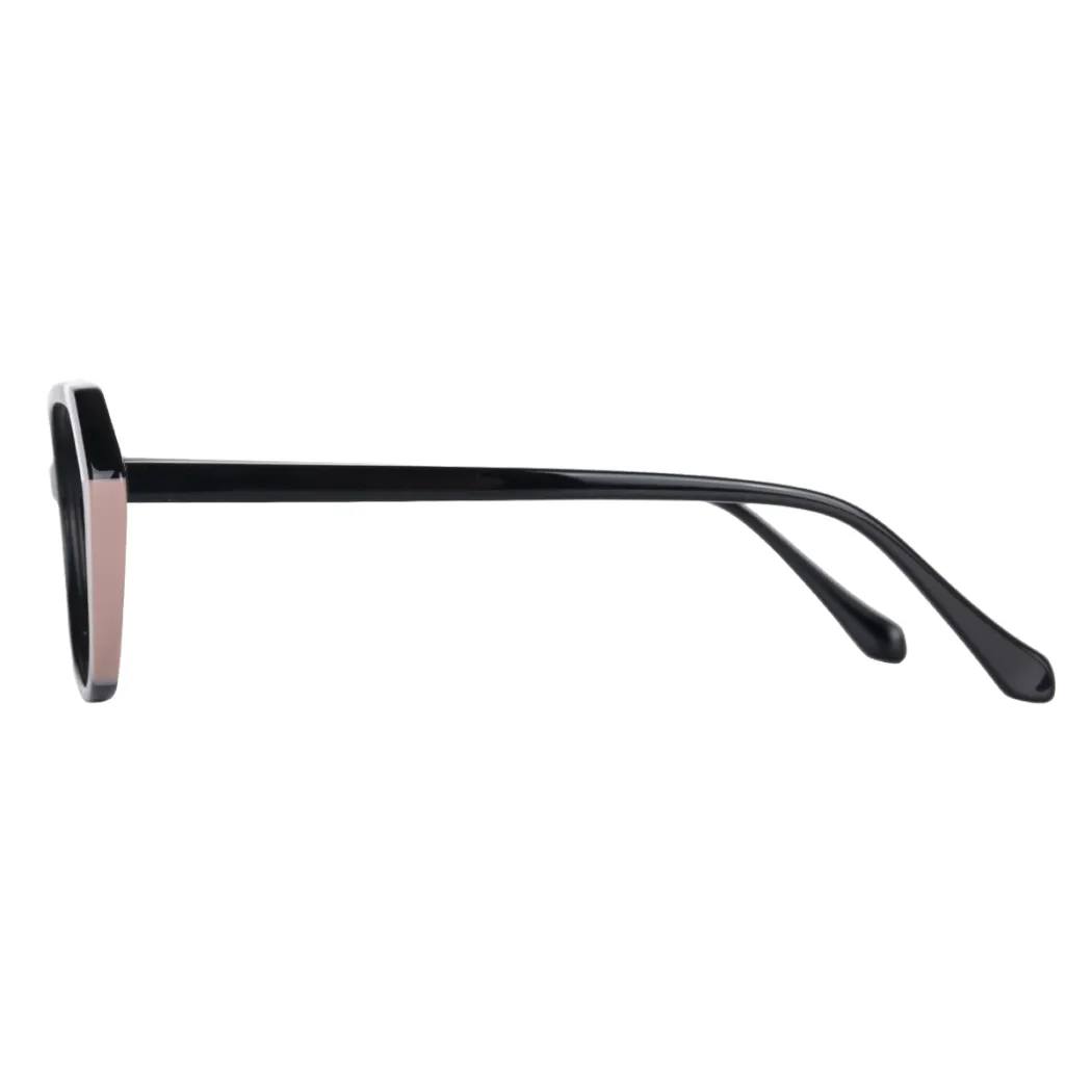 Geometric Black Eyeglasses