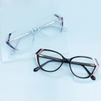 Geometric Black Eyeglasses