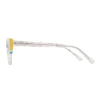 Cat-eye White Eyeglasses