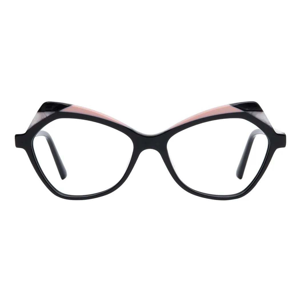 Geometric Black Eyeglasses