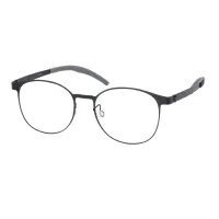 Round Black Eyeglasses