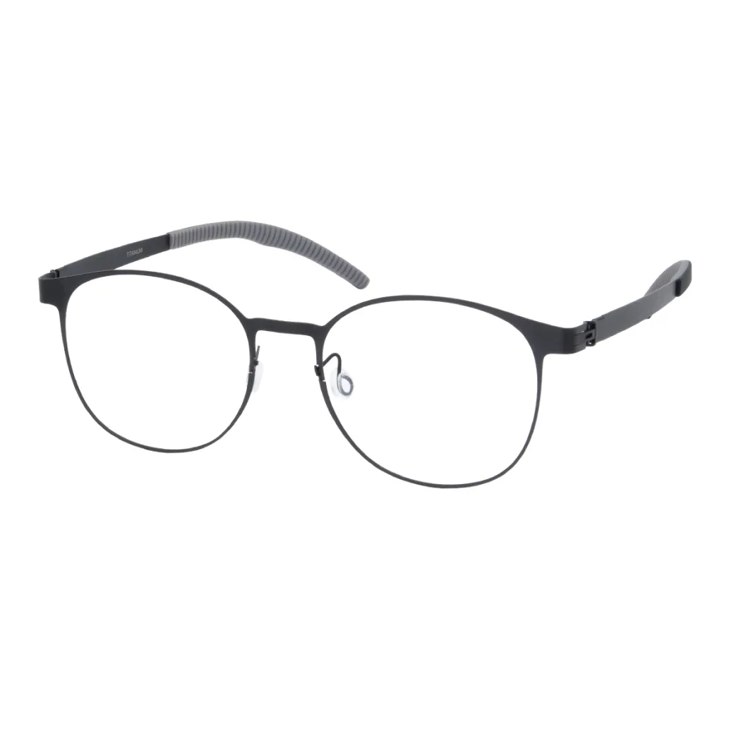 Round Black Eyeglasses