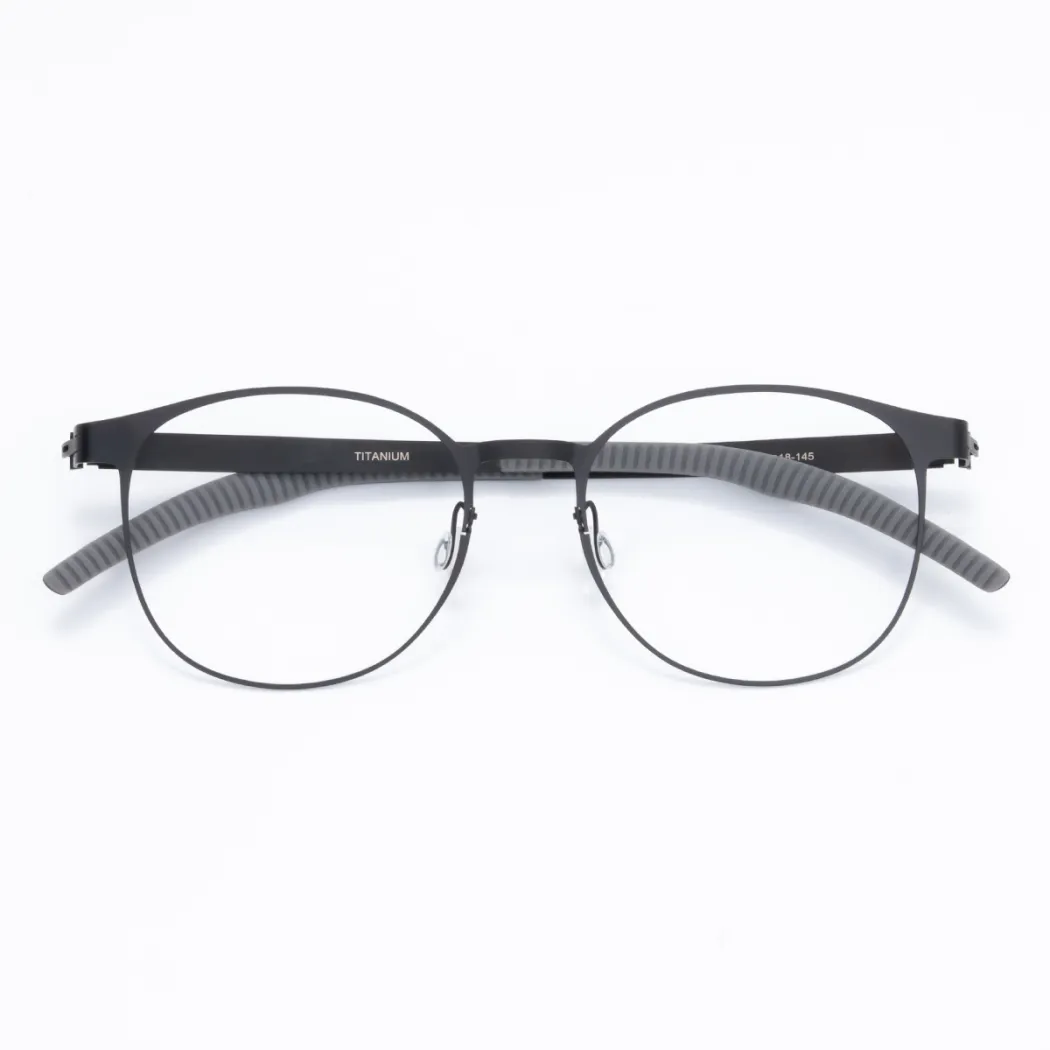 Round Black Eyeglasses