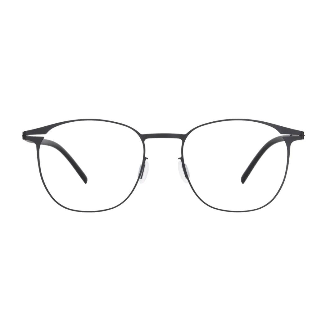 Round Black Eyeglasses