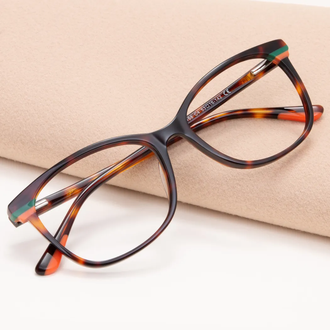 Rectangle Tortoiseshell Eyeglasses