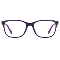 Rectangle Purple Eyeglasses