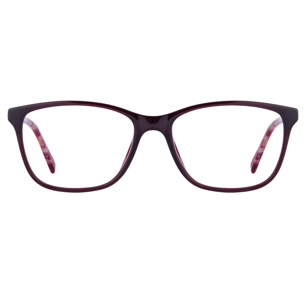 Rectangle Brown Eyeglasses
