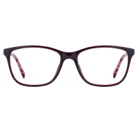 Rectangle Brown Eyeglasses