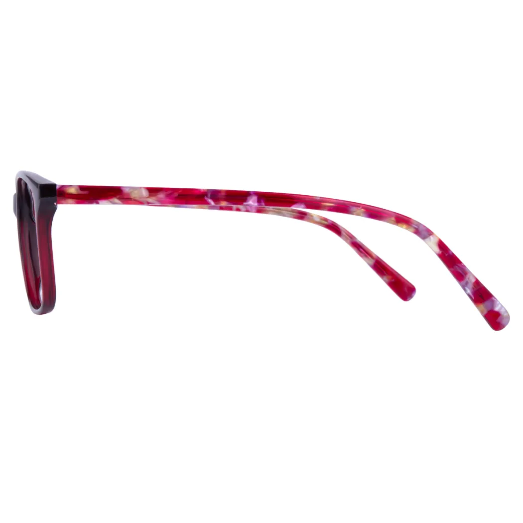 Rectangle Brown Eyeglasses