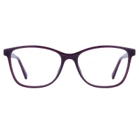 Square Purple Eyeglasses