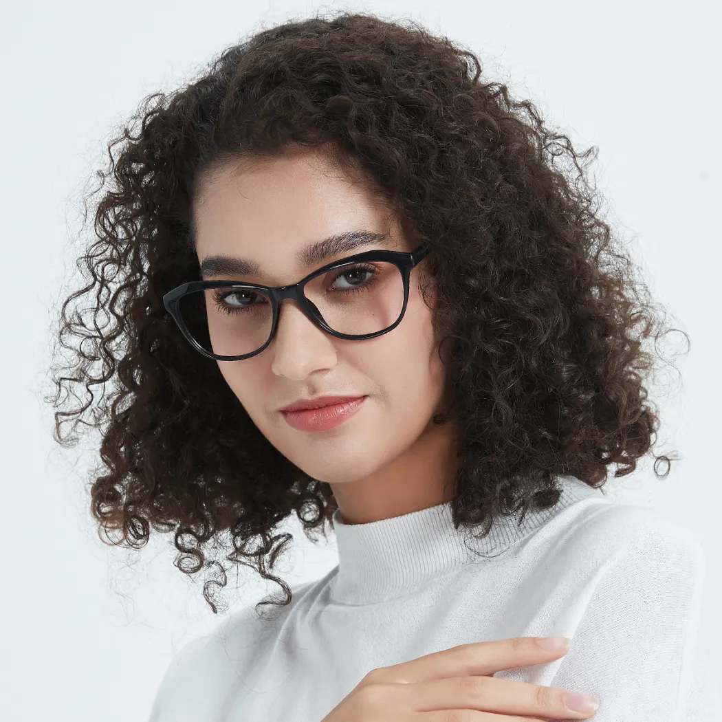 Cat-eye Black Eyeglasses