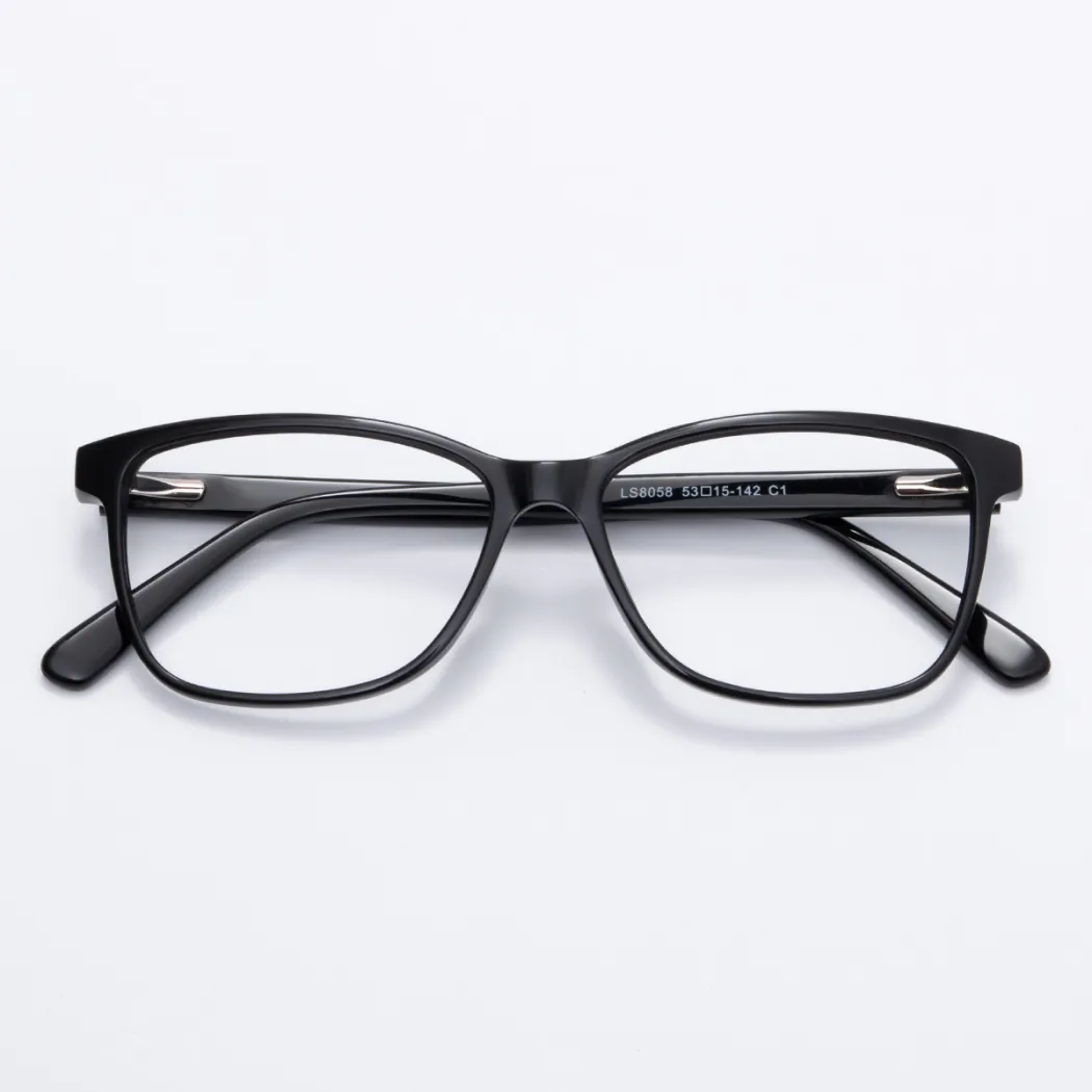 Square Black Eyeglasses