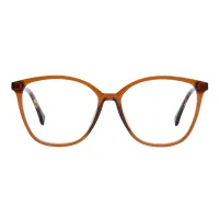 Square Brown Eyeglasses