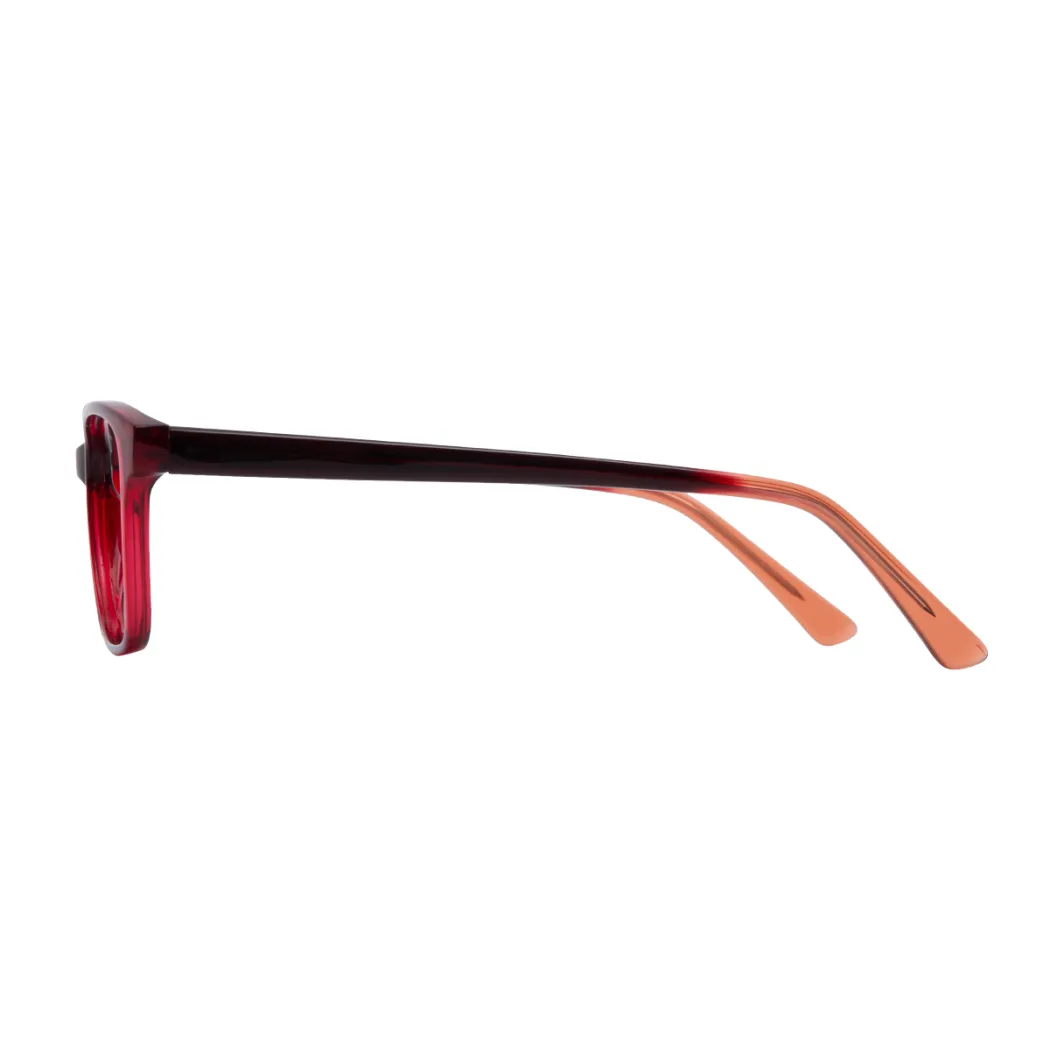 Square Red Eyeglasses