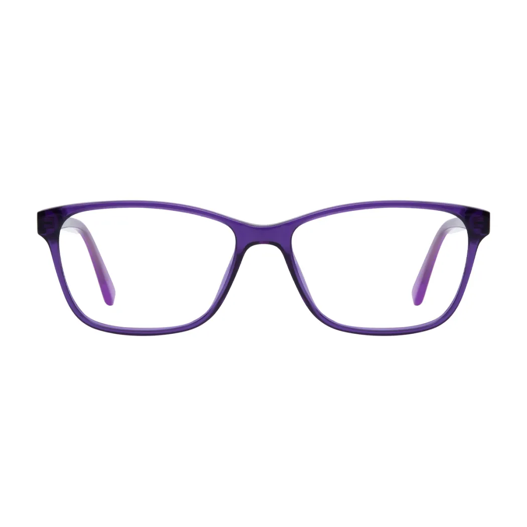 Square Purple Eyeglasses