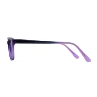 Square Purple Eyeglasses