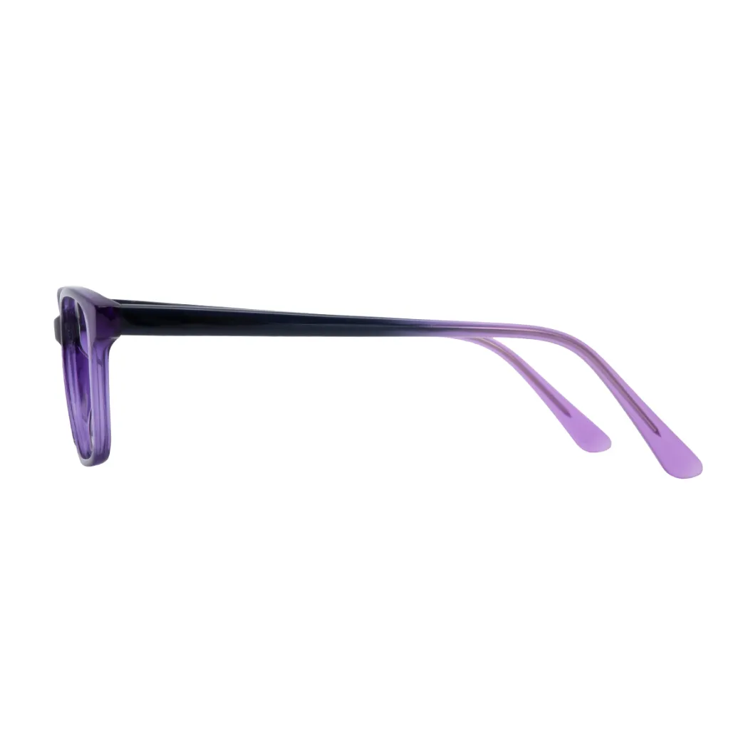Square Purple Eyeglasses