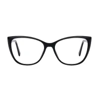 Square Black Eyeglasses