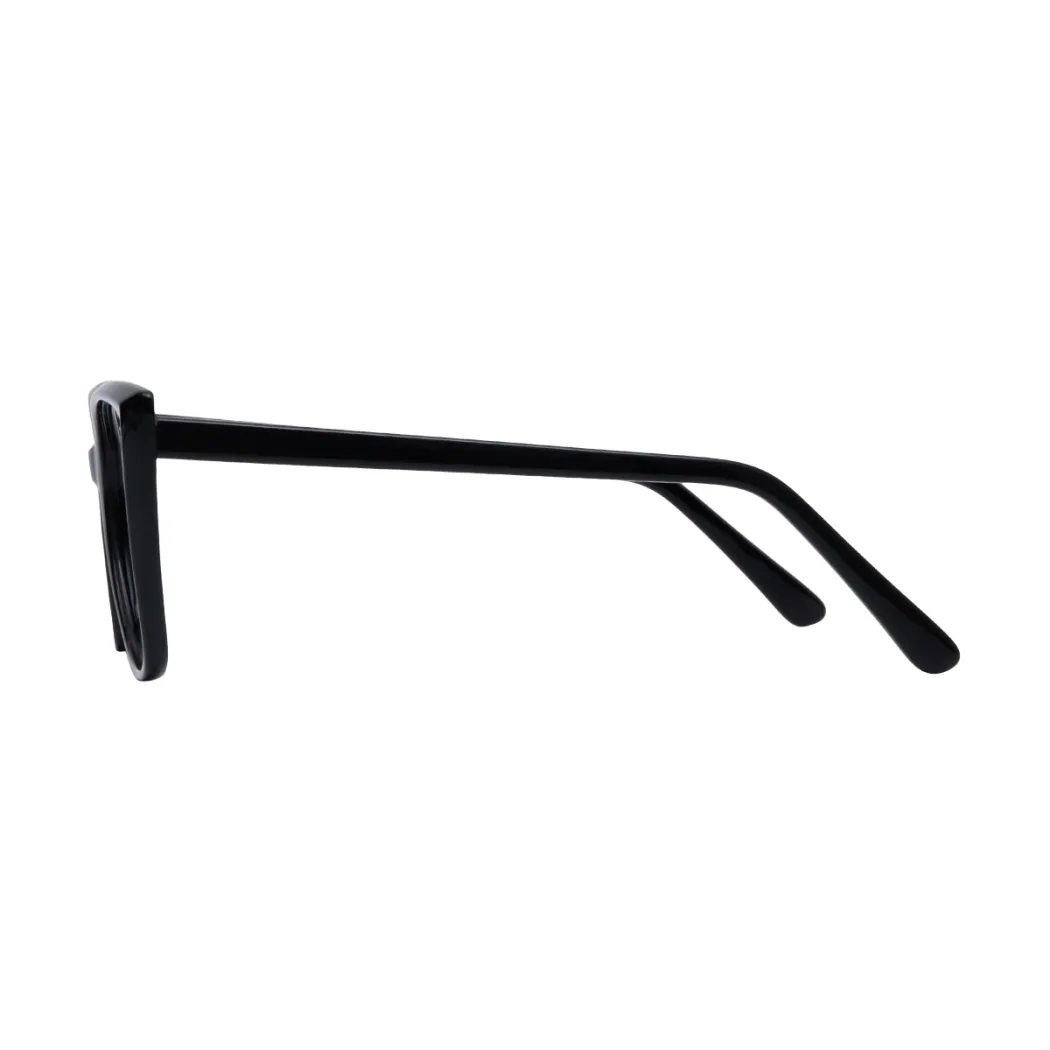 Square Black Eyeglasses