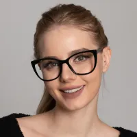 Square Black Eyeglasses