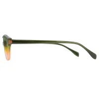 Cat-eye Green/Orange Eyeglasses