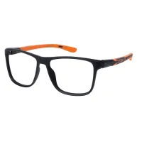Square Black/Orange Eyeglasses