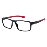 Rectangle Black/Red Eyeglasses