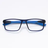 Rectangle Black/Blue Eyeglasses