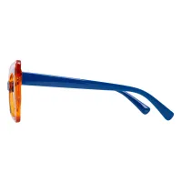 Cat-eye Orange/Blue Eyeglasses