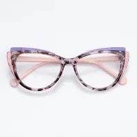 Cat-eye Pink Tortoiseshell Eyeglasses