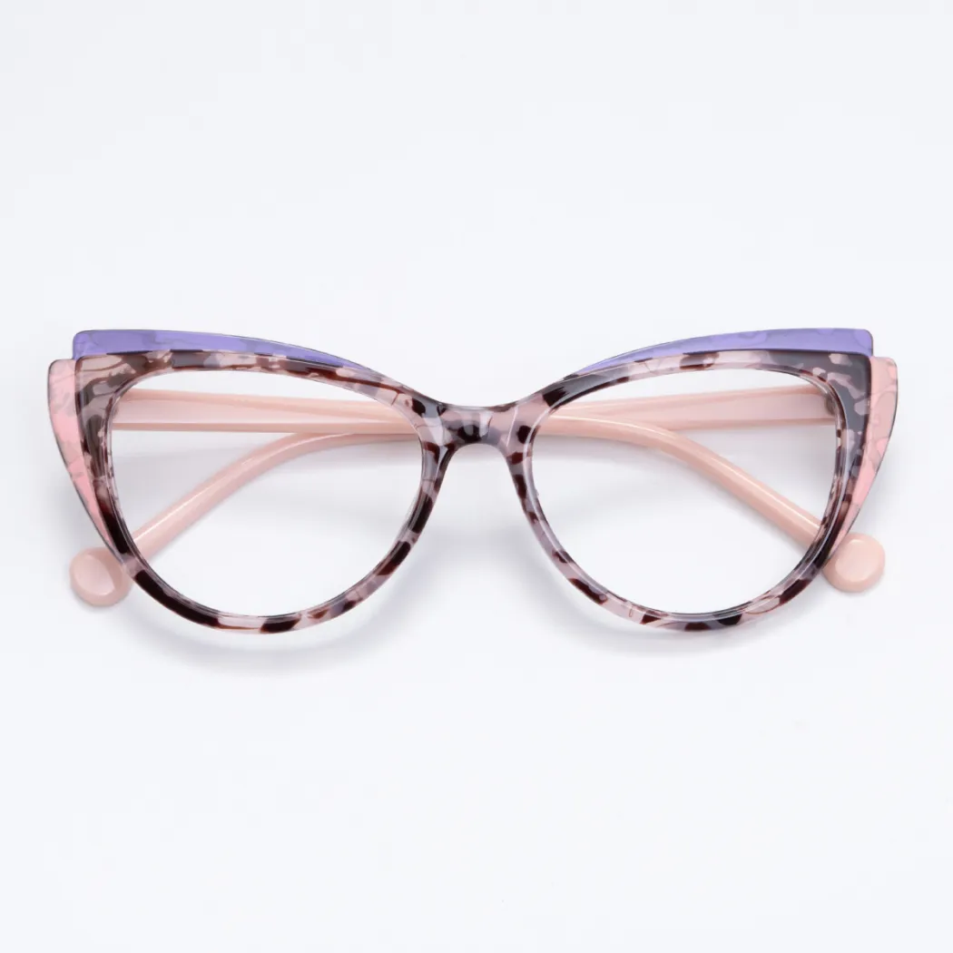 Cat-eye Pink Tortoiseshell Eyeglasses