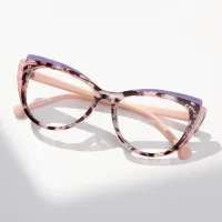 Cat-eye Pink Tortoiseshell Eyeglasses