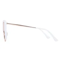 Square White Eyeglasses