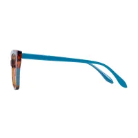 Cat-eye Tortoiseshell/Blue Eyeglasses