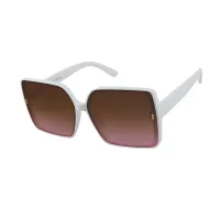 Square White Sunglasses