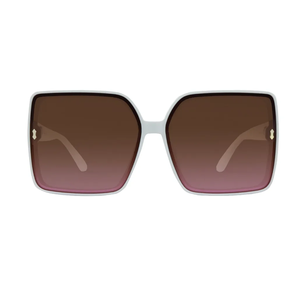Square White Sunglasses