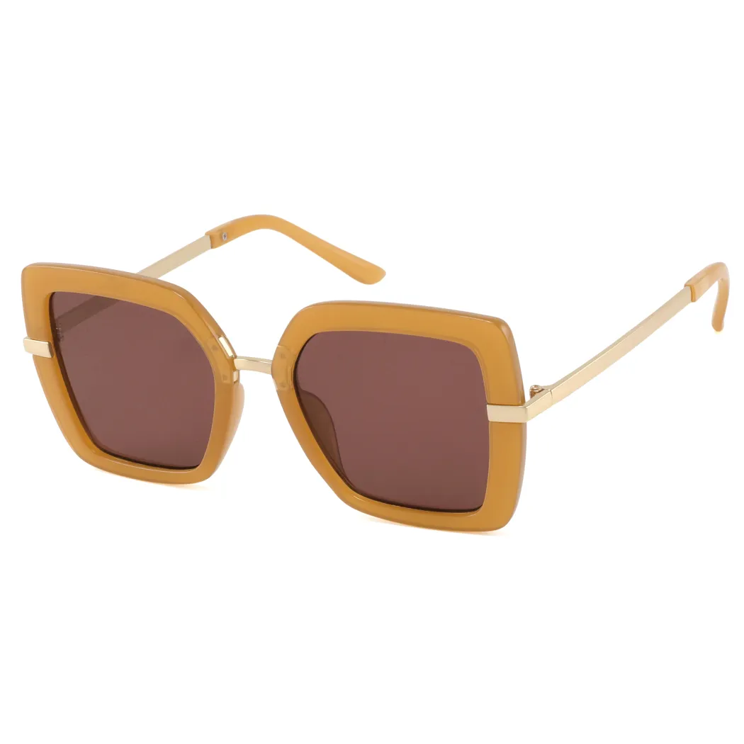 Square Brown Sunglasses