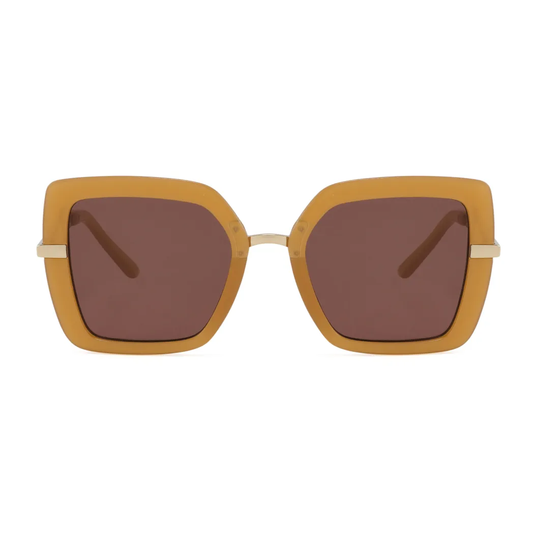 Square Brown Sunglasses