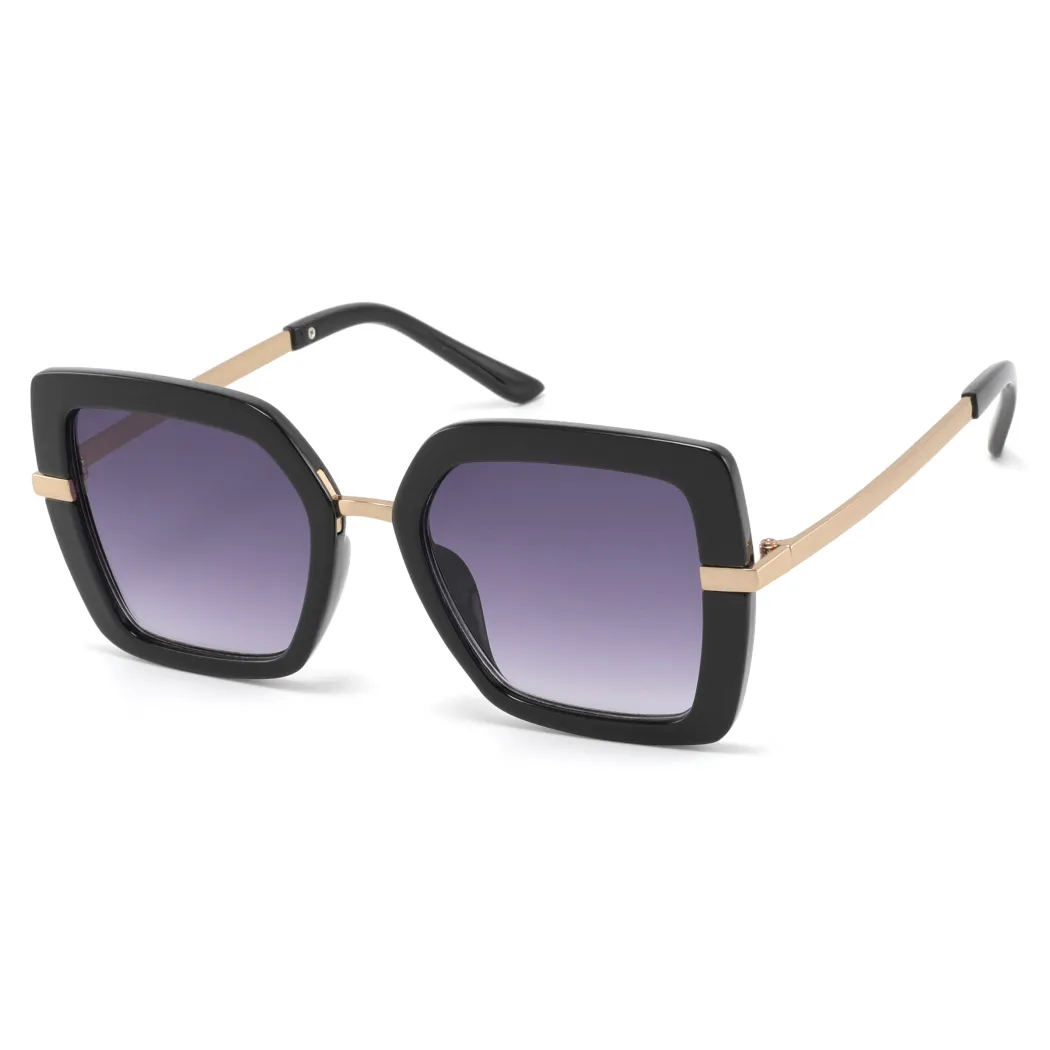 Square Black Sunglasses