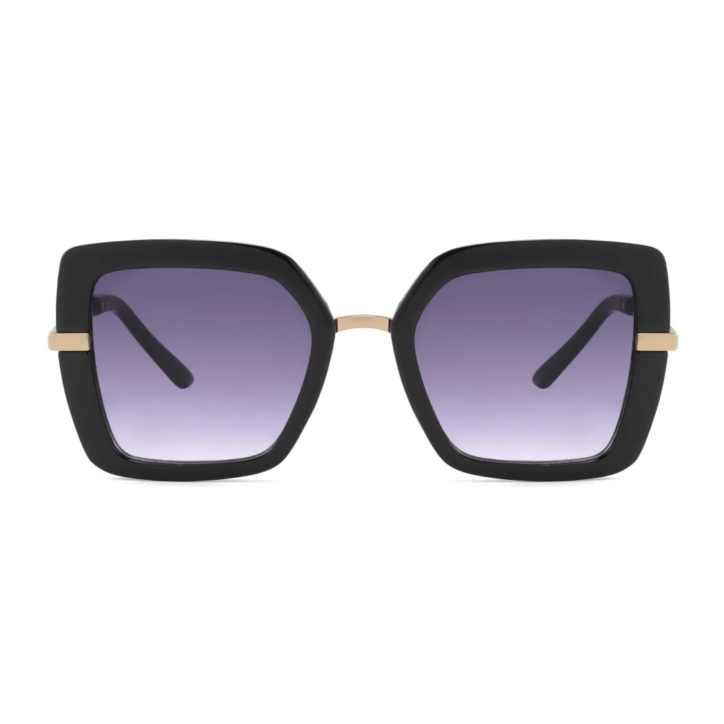 Square Black Sunglasses