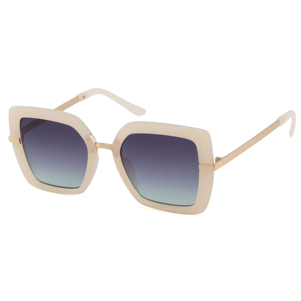 Square White Sunglasses