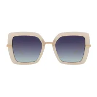 Square White Sunglasses