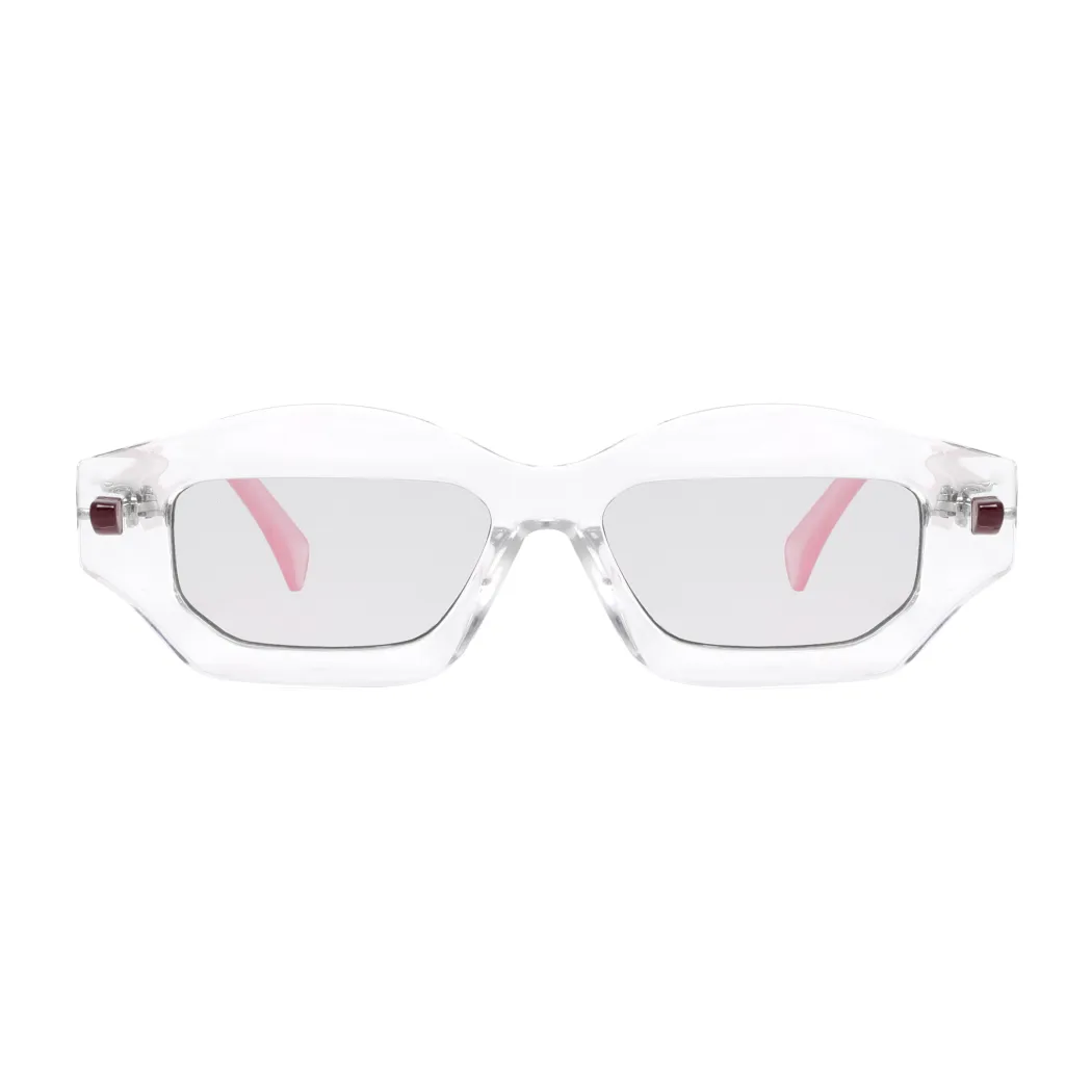 Geometric Clear Sunglasses